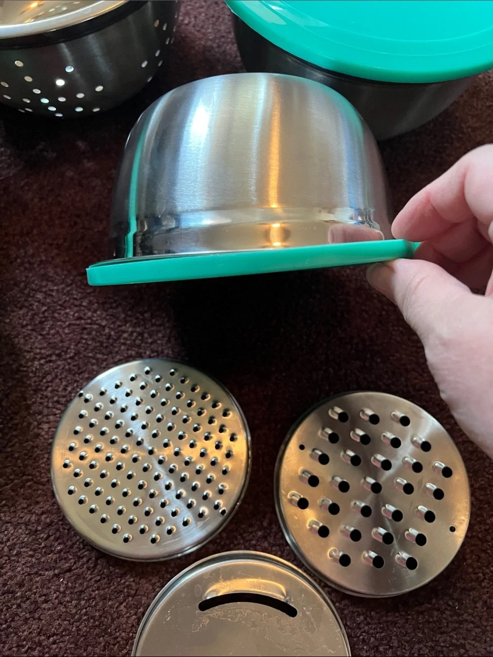 Turquoise Kitchen Storage and Prep Set with Lids